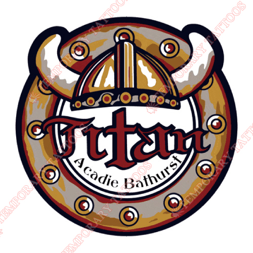 Acadie-Bathurst Titan Customize Temporary Tattoos Stickers NO.7406